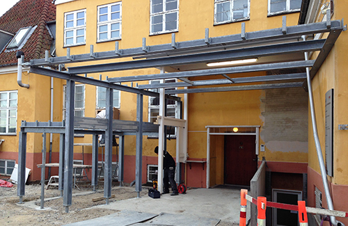 Brdr. Stjerne etablerer ny ambulanceport på Samsø Sygehus